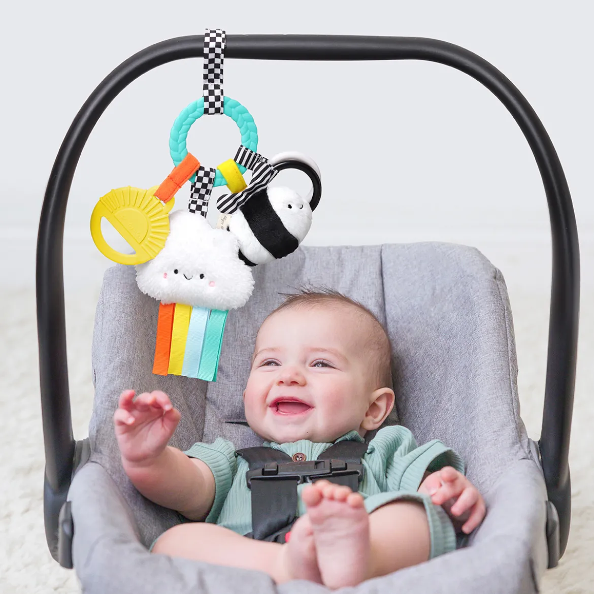 Bitzy Busy Ring Teething Activity Toy