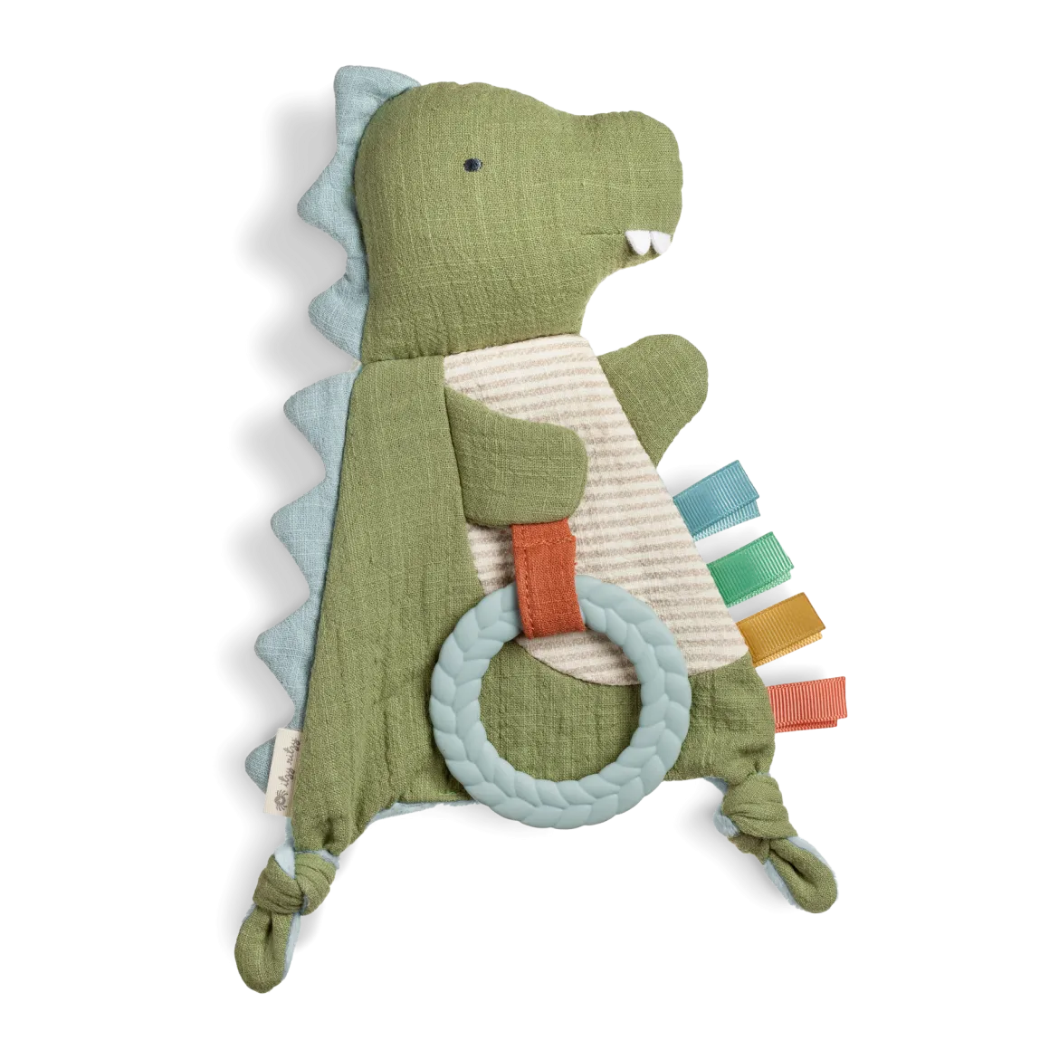 Bitzy Crinkle Sensory Crinkle Toy with Teether