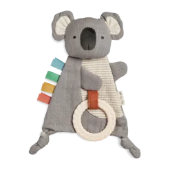 Bitzy Crinkle Sensory Crinkle Toy with Teether