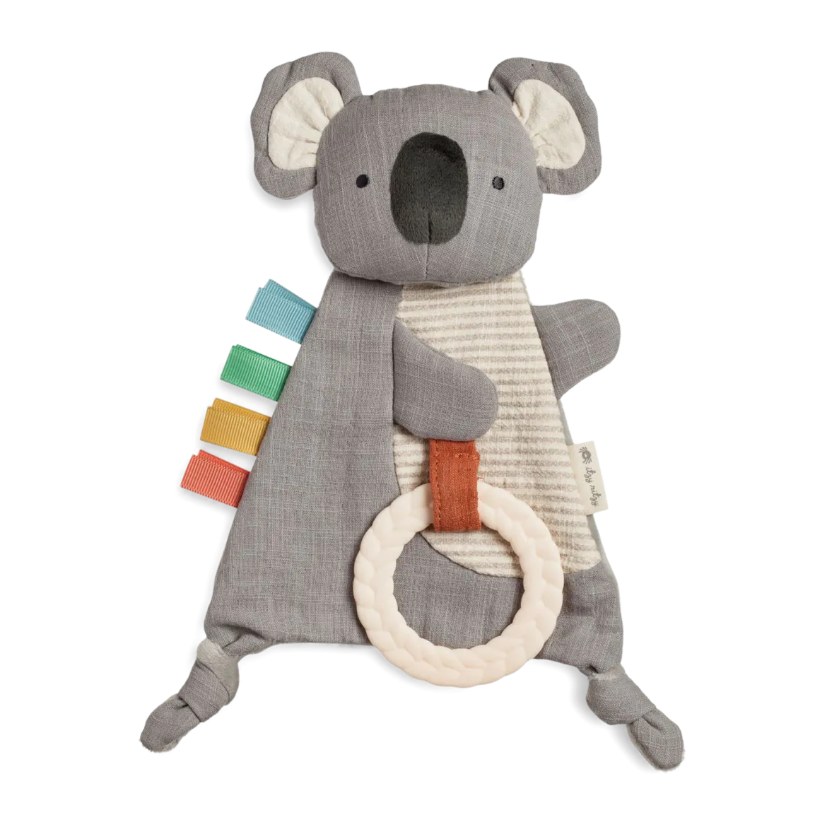 Bitzy Crinkle Sensory Crinkle Toy with Teether