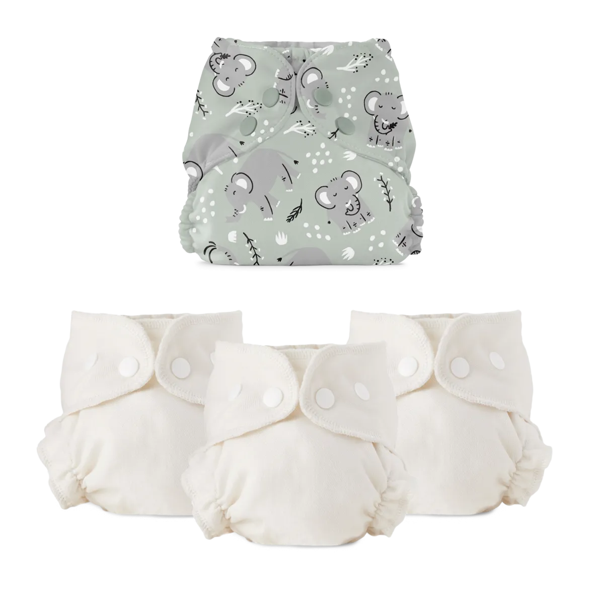 Blowout Proof Cloth Diaper Bundle