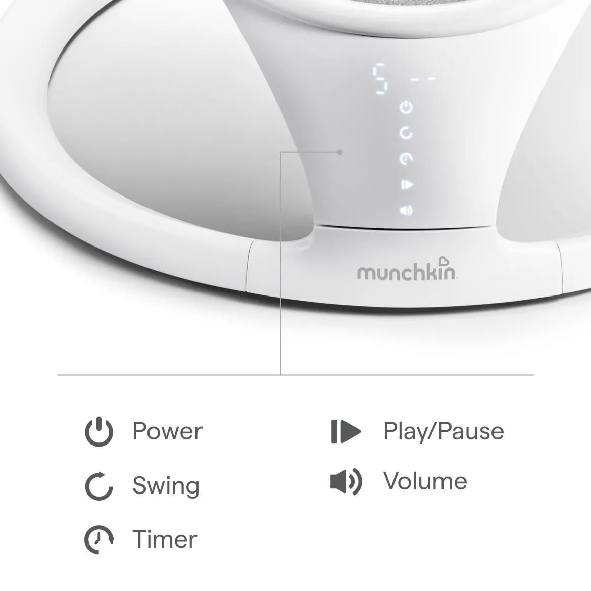 Bluetooth Enabled Baby Swing