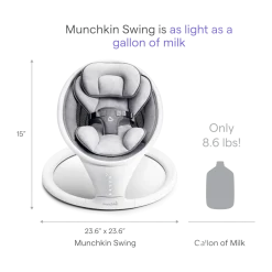 Bluetooth Enabled Baby Swing