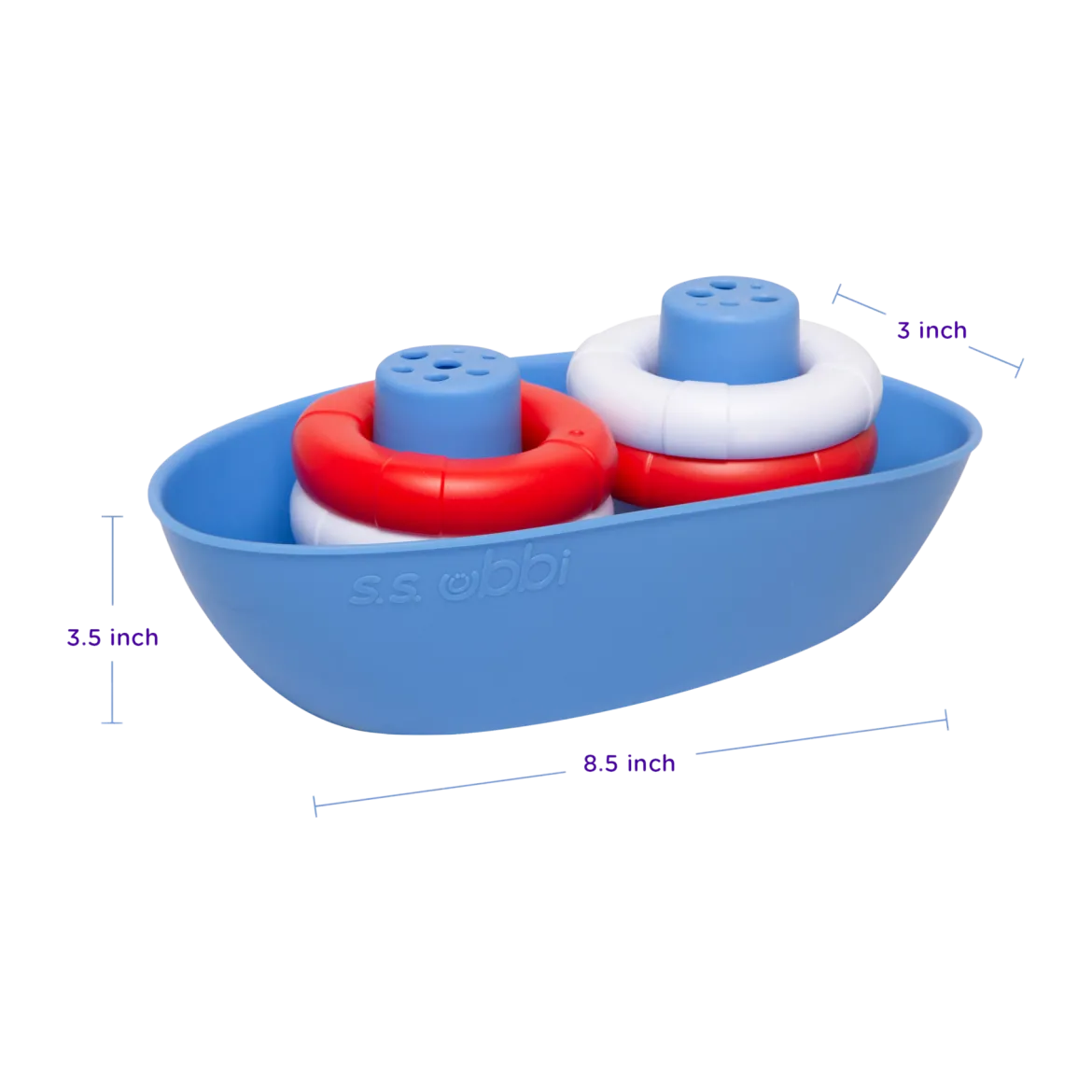 Boat and Buoys Bath Toy