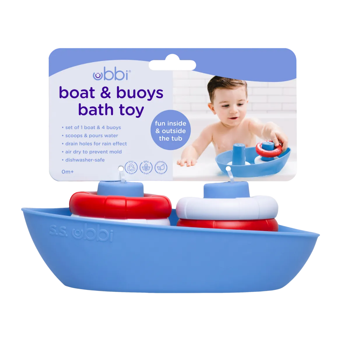 Boat and Buoys Bath Toy