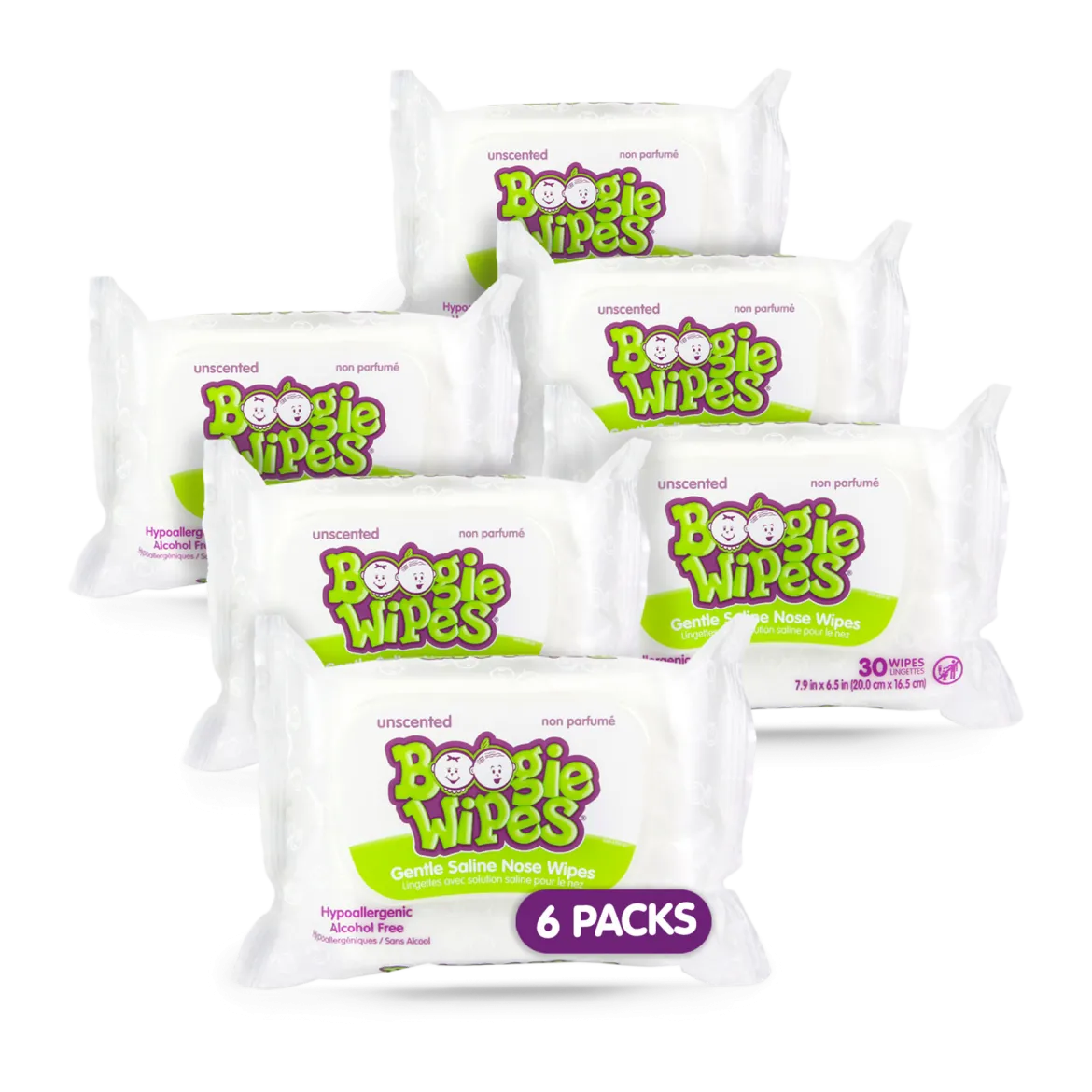 Boogie Wipes Saline Nose Wipes