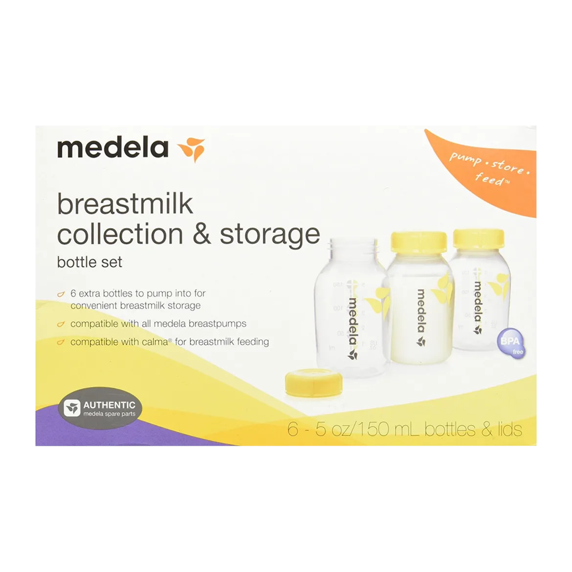 Breastmilk Collection Bottle Set