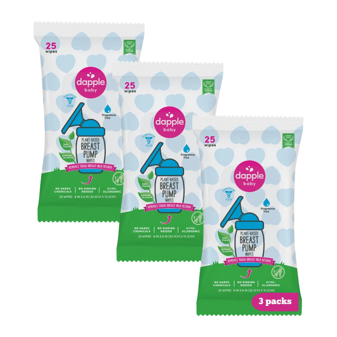 Breast Pump Cleaning Wipes (3 Pack)
