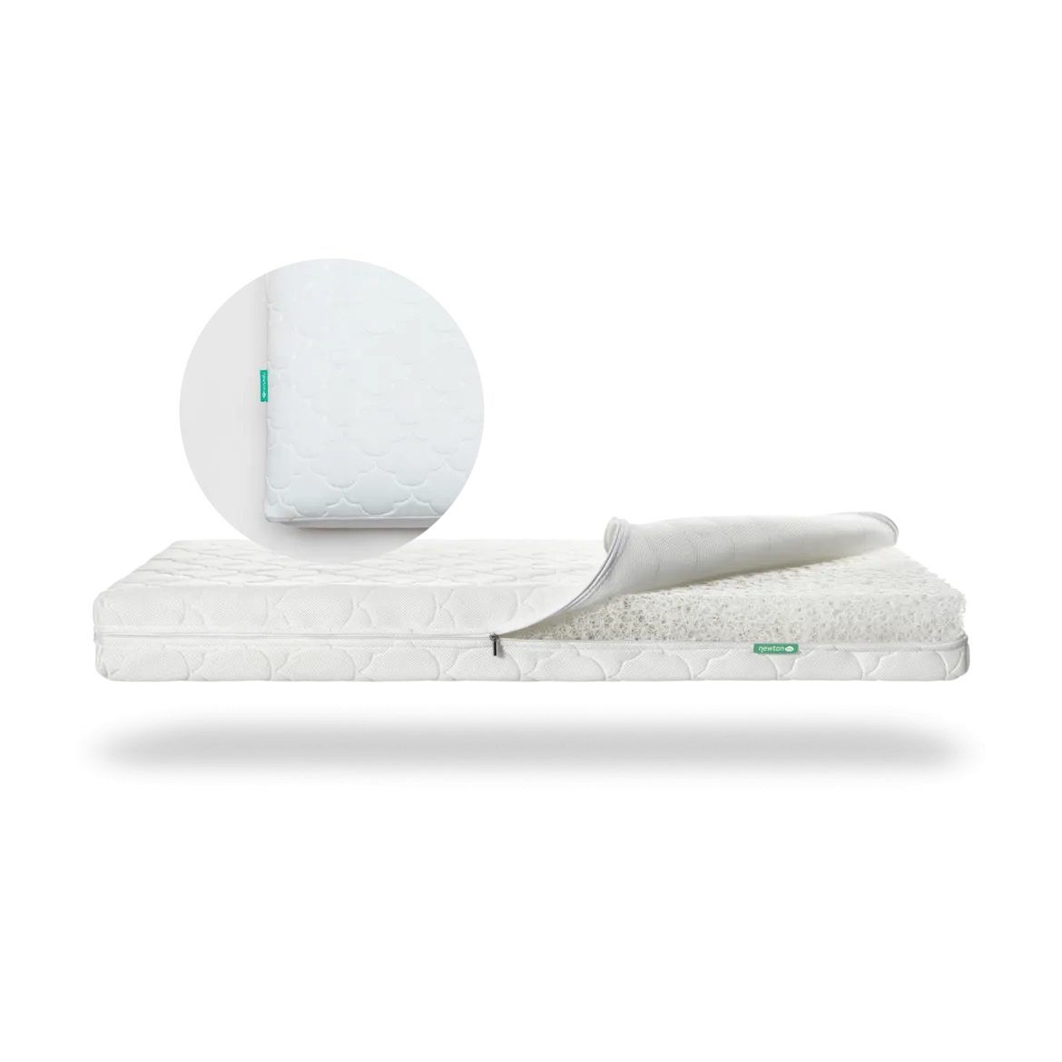 Breathable 2-Stage Crib Mattress & Mattress Pad Bundle