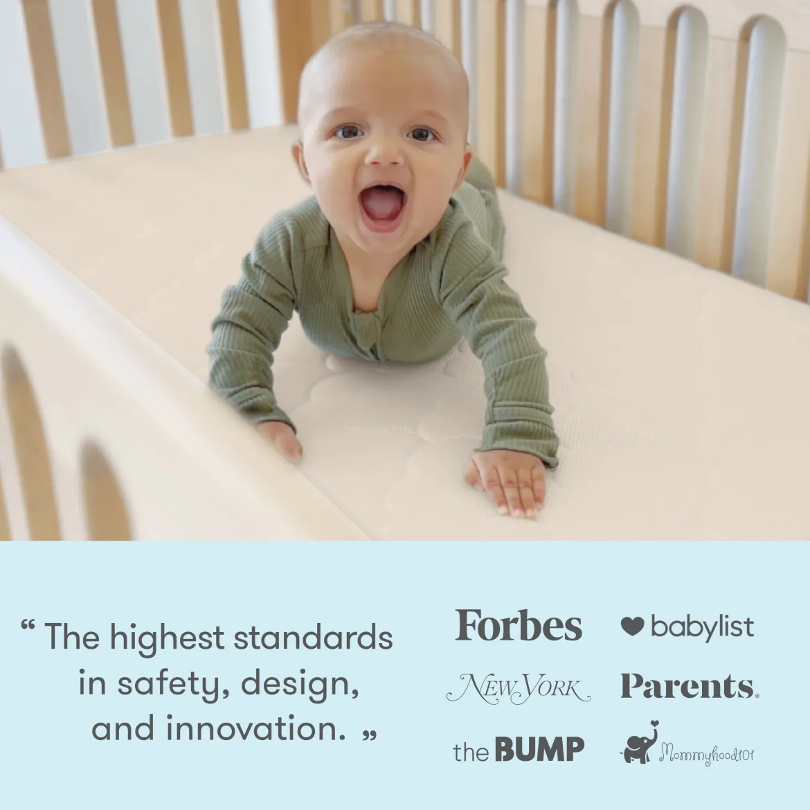 Breathable 2-Stage Crib Mattress