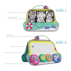 Busy Board Mirror & Sensory Discovery Toy
