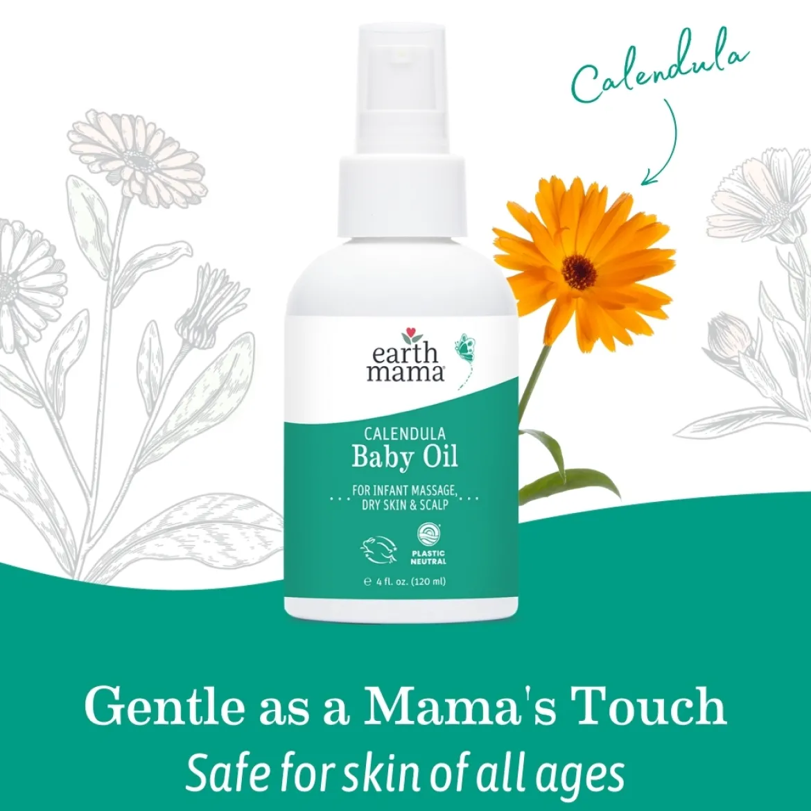 Calendula Baby Oil
