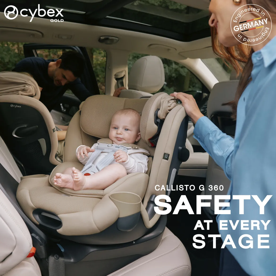 Callisto G 360 Rotating All-in-One Convertible Car Seat