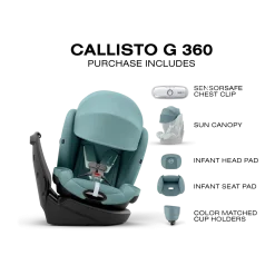 Callisto G 360 Rotating All-in-One Convertible Car Seat