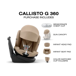 Callisto G 360 Rotating All-in-One Convertible Car Seat