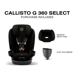 Callisto G 360 Select Rotating All-in-One Convertible Car Seat