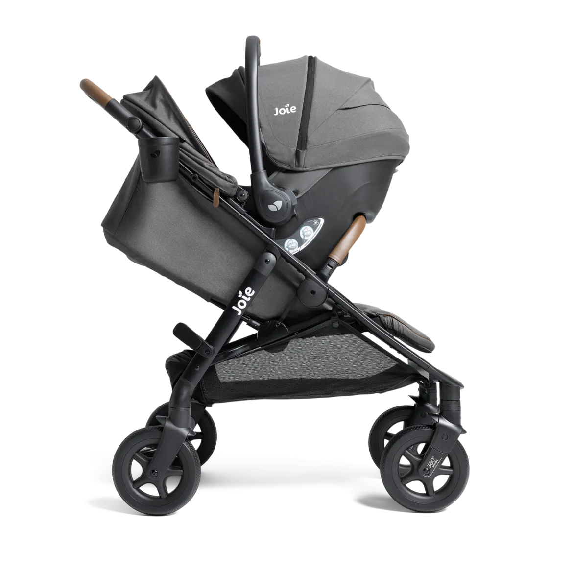 Caraway Whirl And Mint Latch Travel System