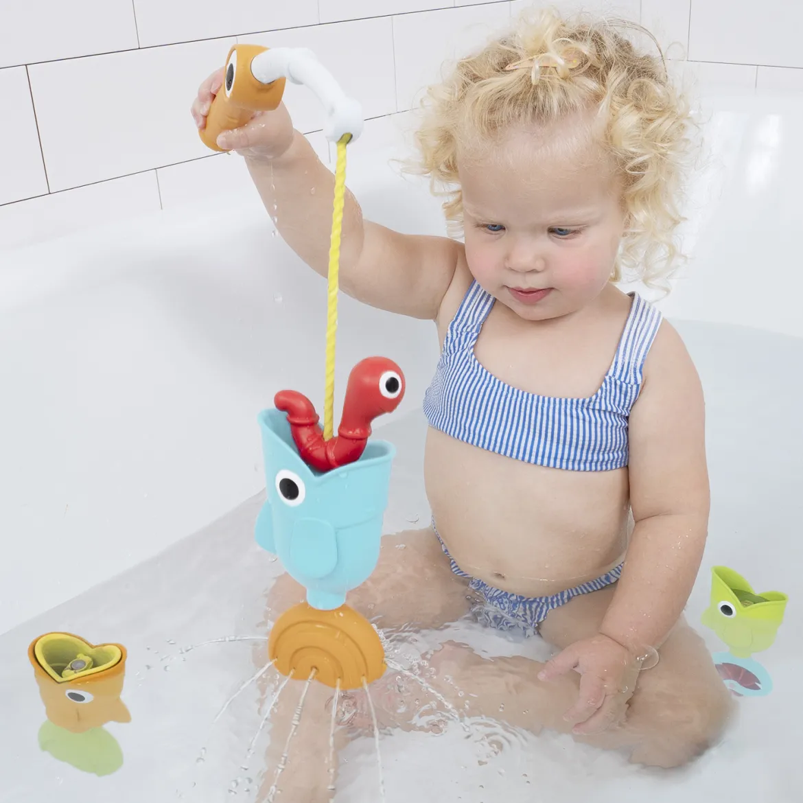 Catch 'N' Sprinkle Fishing Set Bath Toy