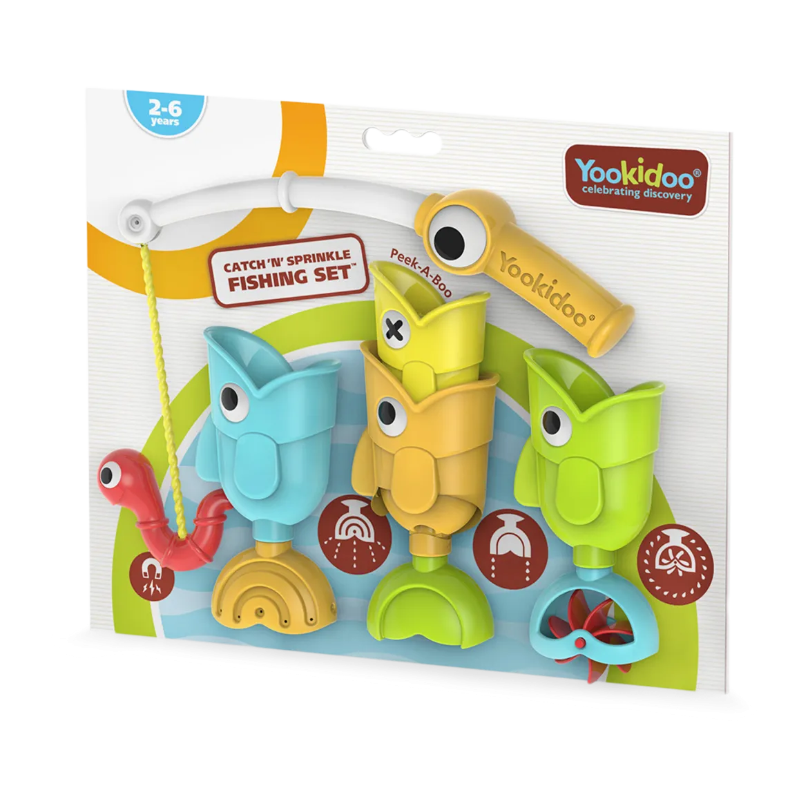 Catch 'N' Sprinkle Fishing Set Bath Toy