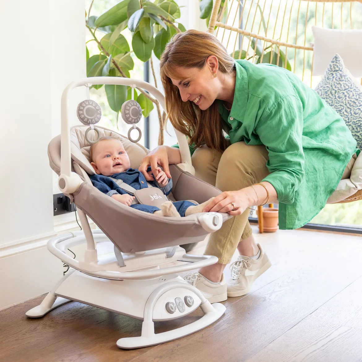 Cinnamon 2-in-1 Glider & Rocker