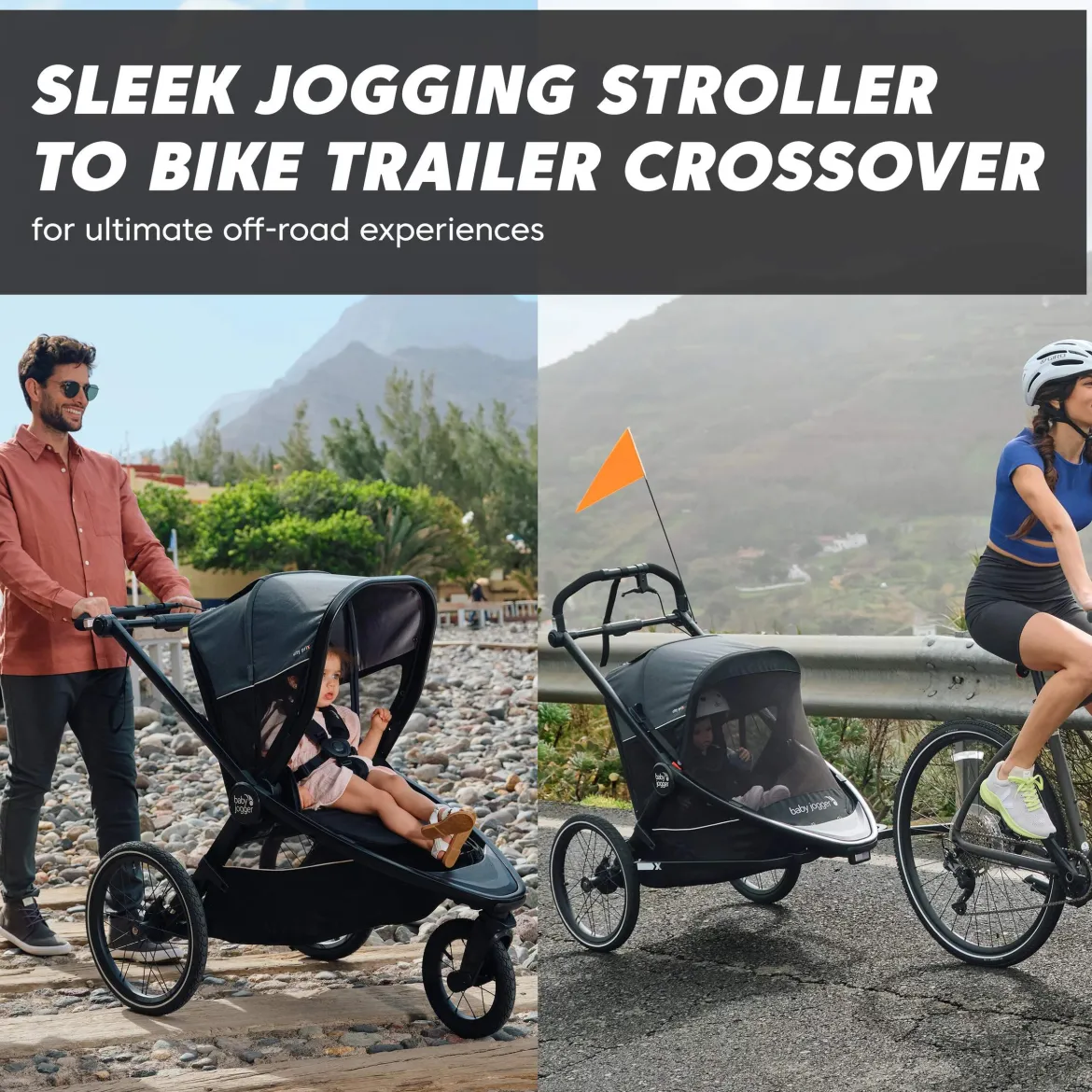 City Prix Jogger x Bike Trailer