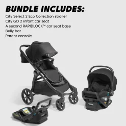 City Select 2 Travel System, Eco Collection, Infant Essentials Bundle