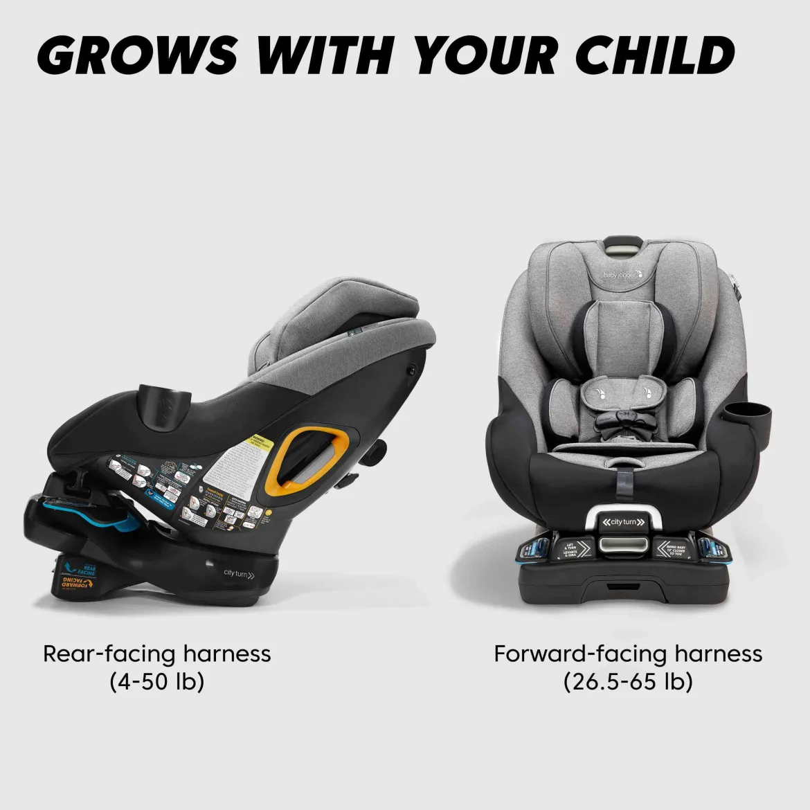 City Turn Rotating Convertible Car Seat