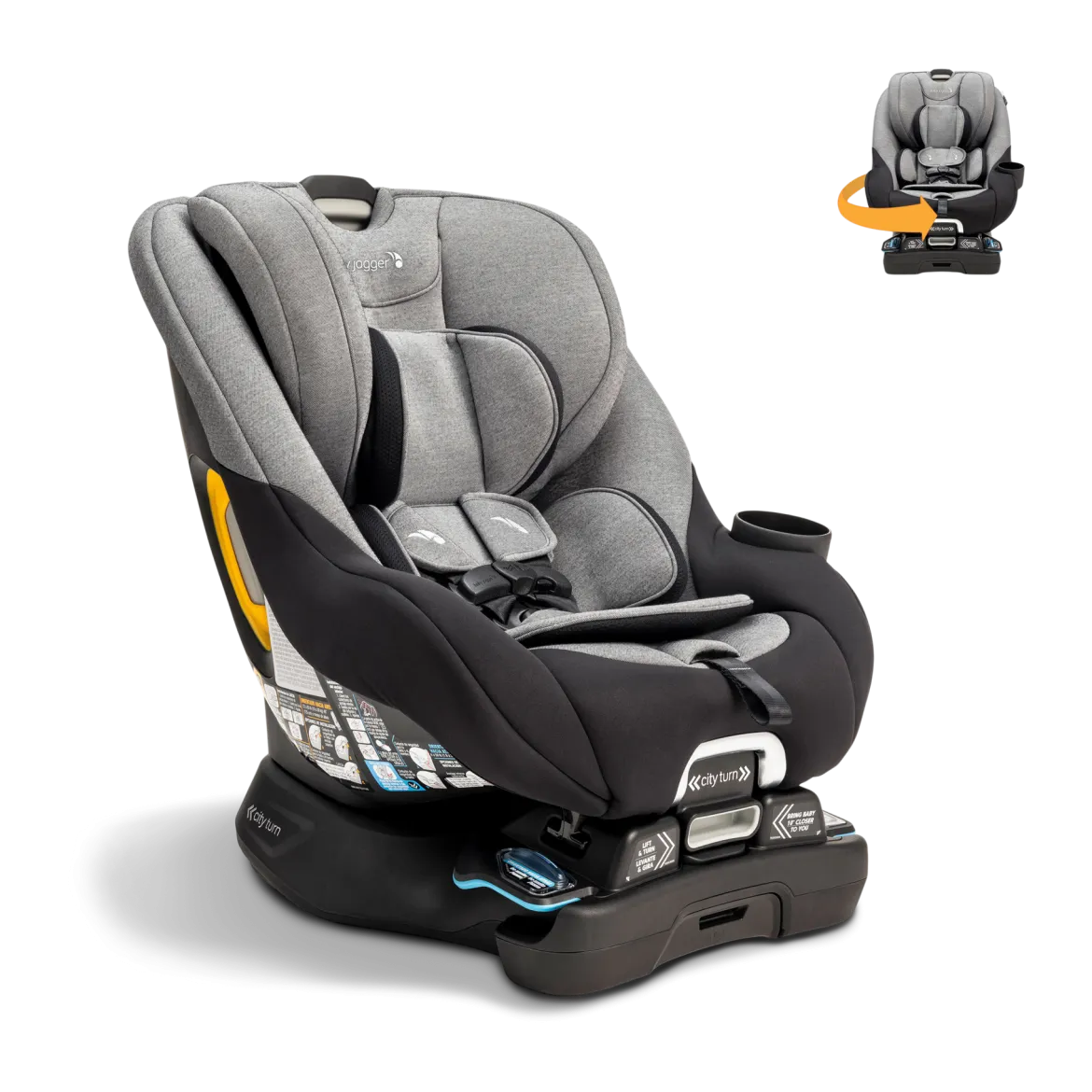 City Turn Rotating Convertible Car Seat