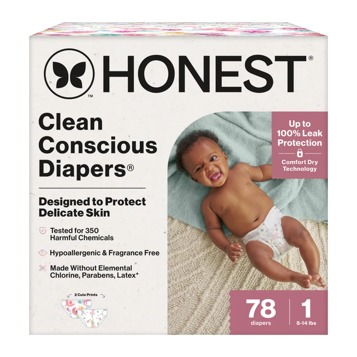 Clean Conscious Disposable Diapers Newborn-Size 2