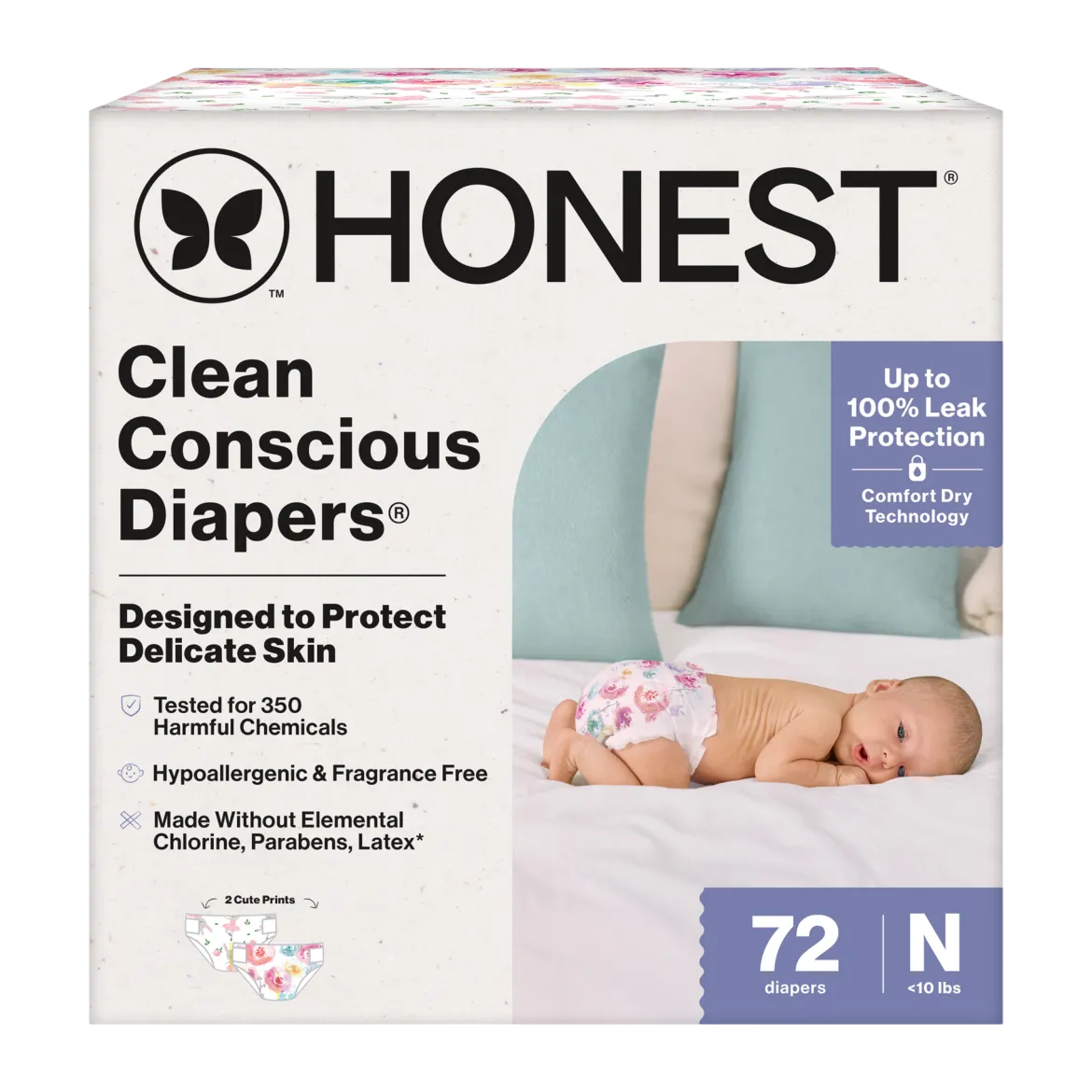 Clean Conscious Disposable Diapers Newborn-Size 2