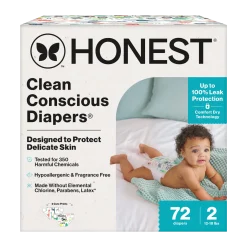 Clean Conscious Disposable Diapers Newborn-Size 2