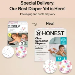 Clean Conscious Disposable Diapers Newborn-Size 2