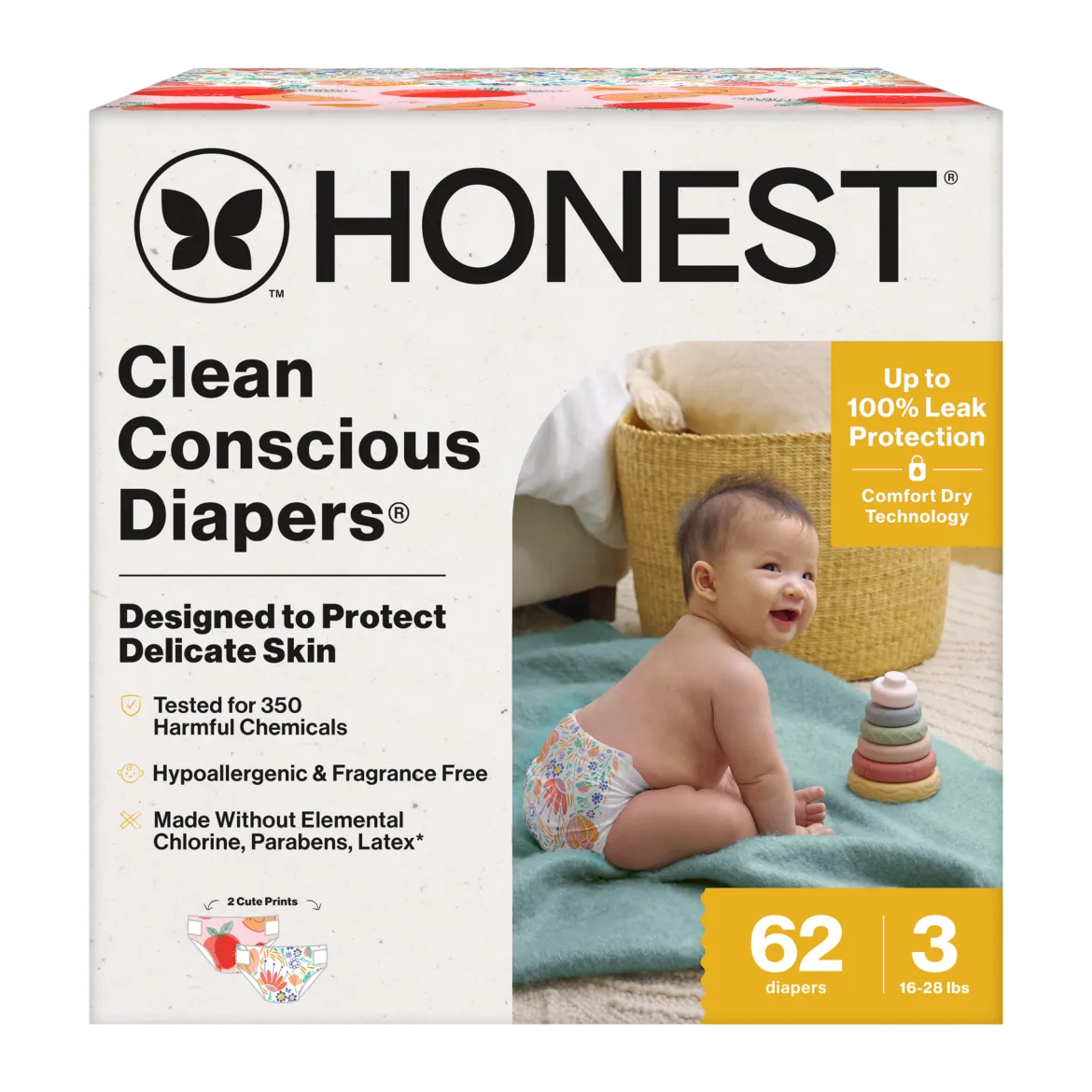 Clean Conscious Disposable Diapers Size 3-5