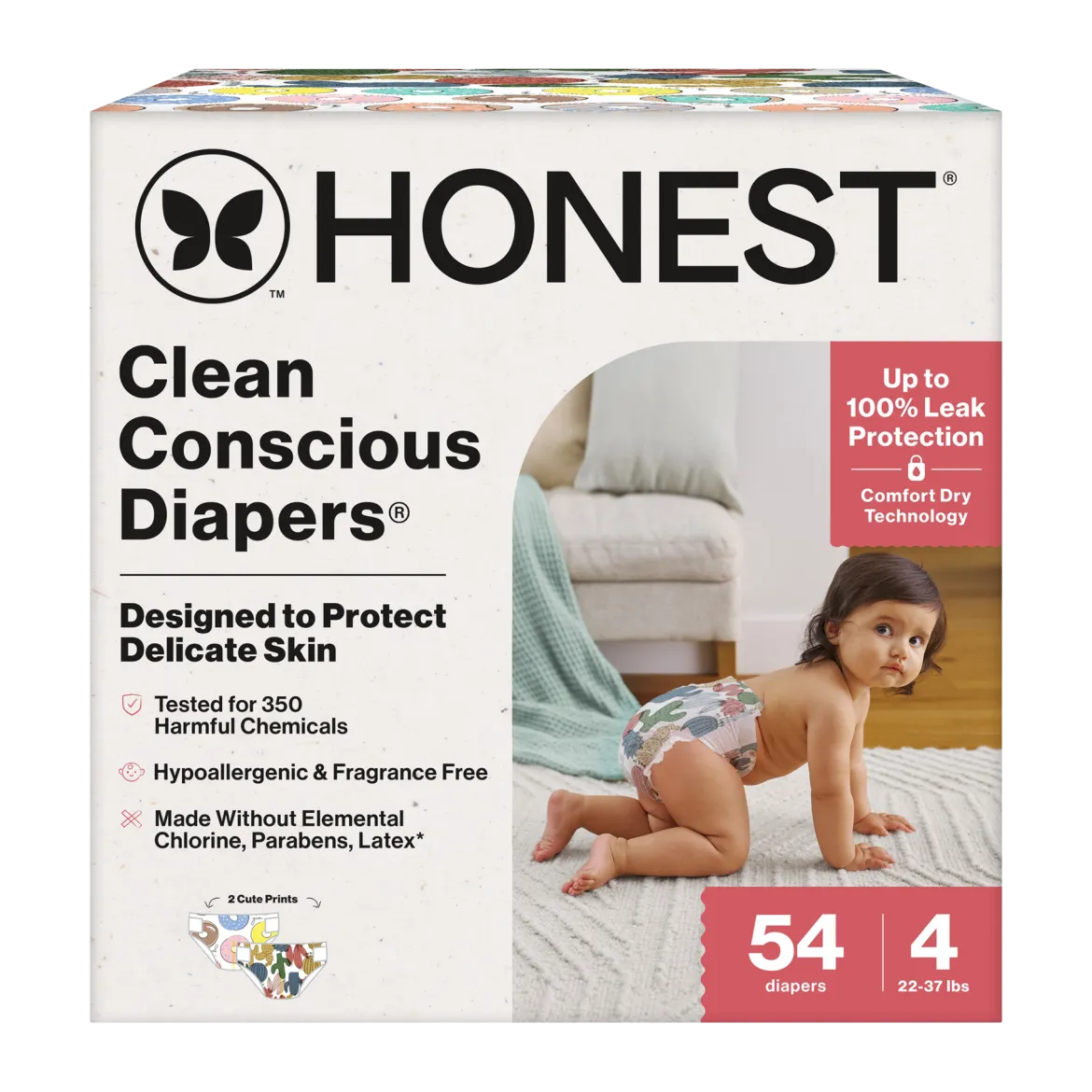 Clean Conscious Disposable Diapers Size 3-5