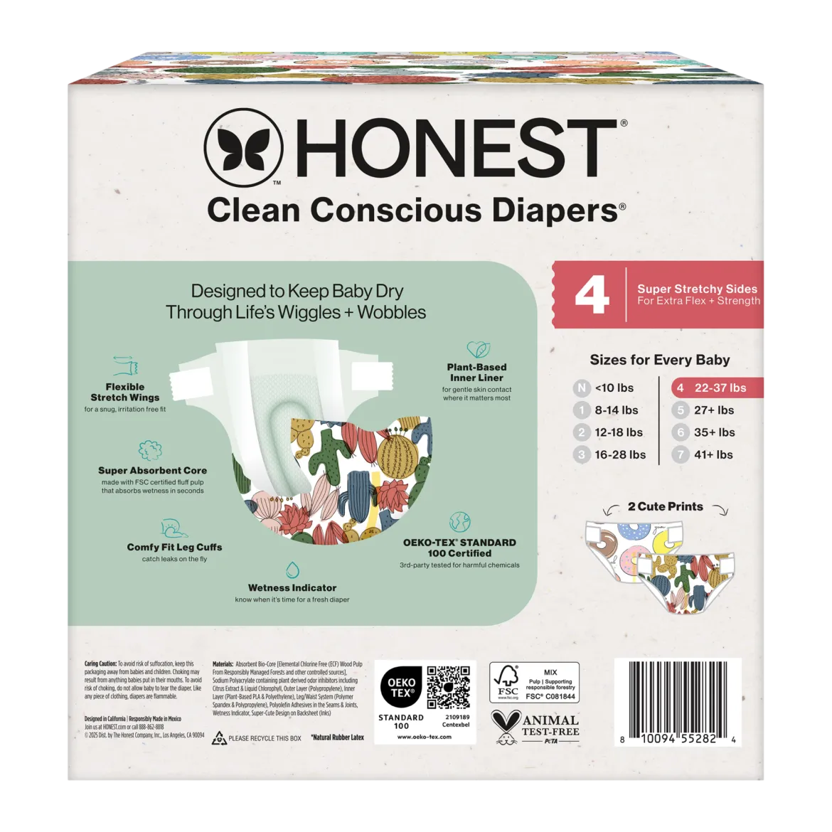 Clean Conscious Disposable Diapers Size 3-5