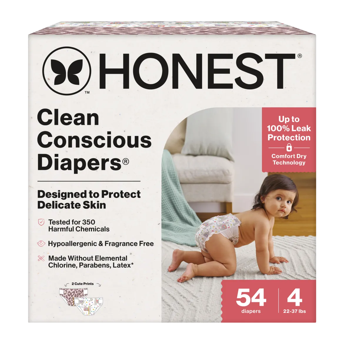 Clean Conscious Disposable Diapers Size 3-5