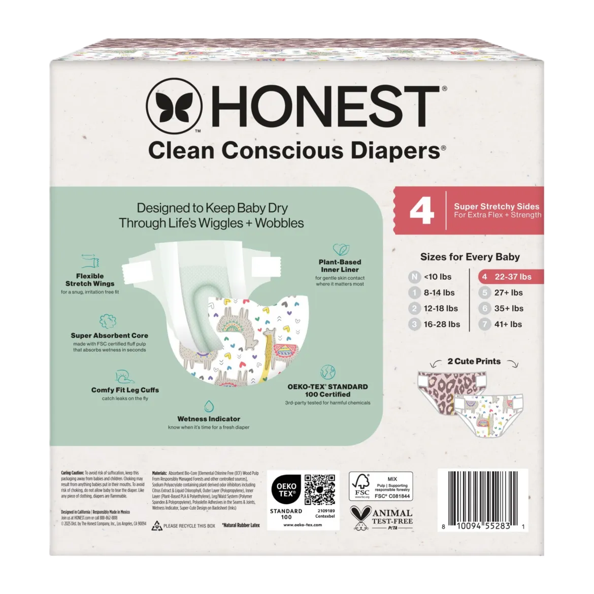 Clean Conscious Disposable Diapers Size 3-5