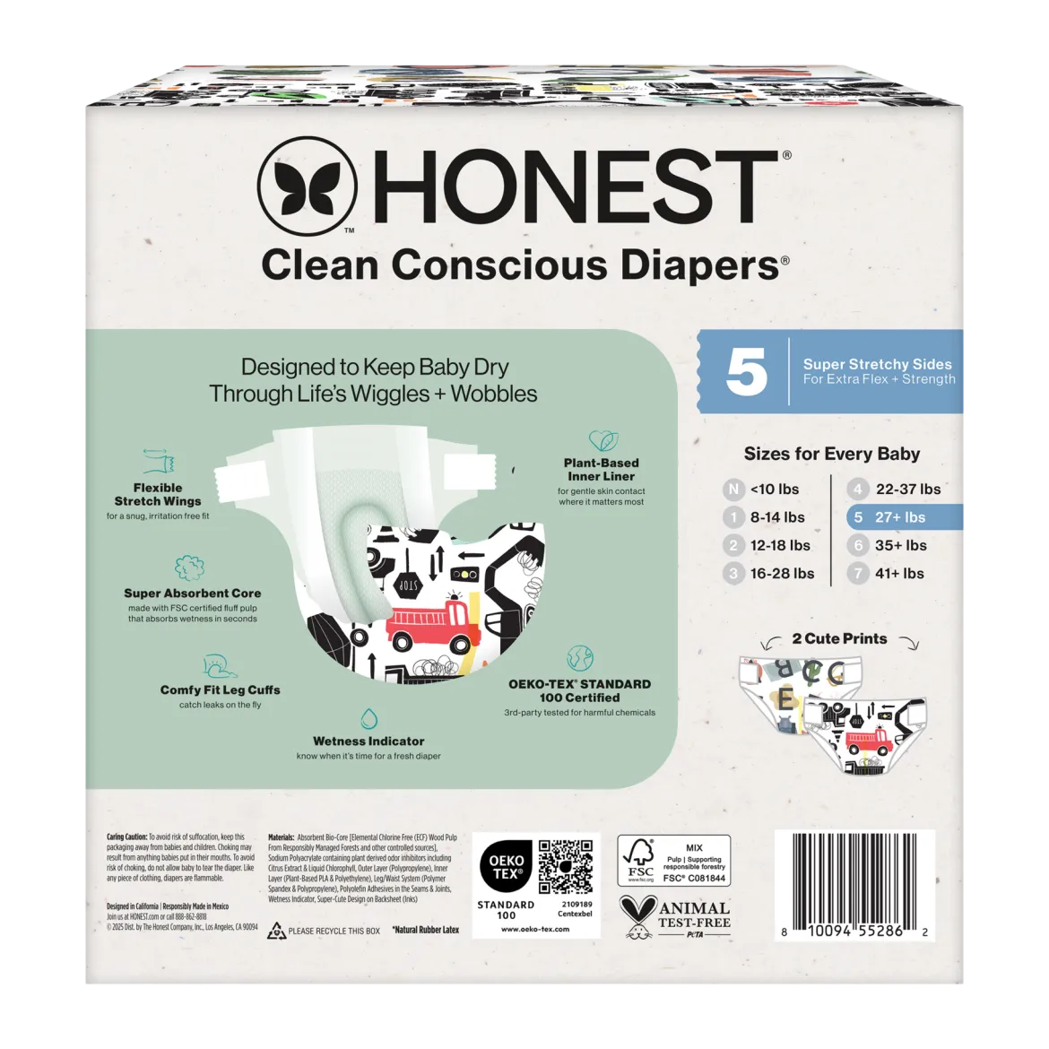 Clean Conscious Disposable Diapers Size 3-5