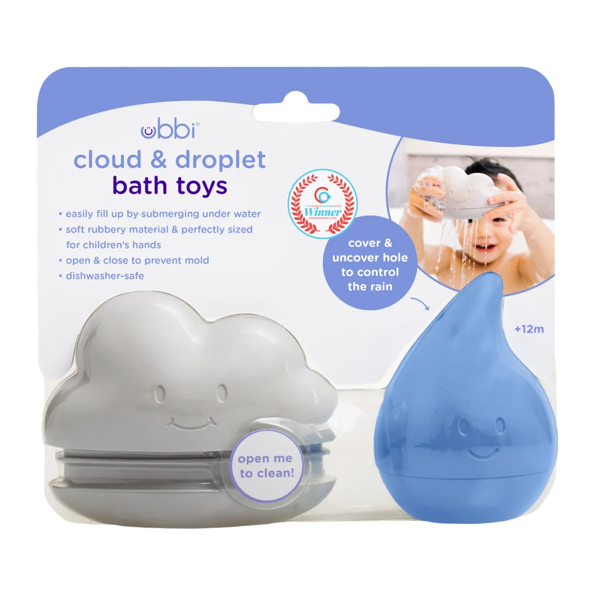 Cloud and Droplet Bath Toys
