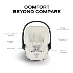 Cloud T Comfort Extend Infant Car Seat with SensorSafe