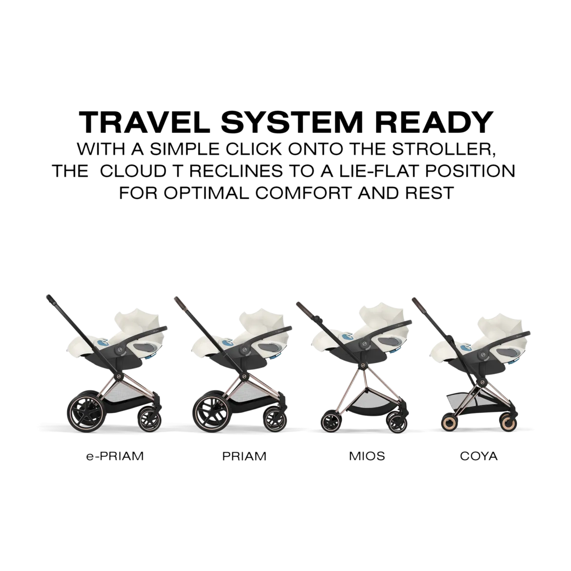 Cloud T Comfort Extend Infant Car Seat with SensorSafe
