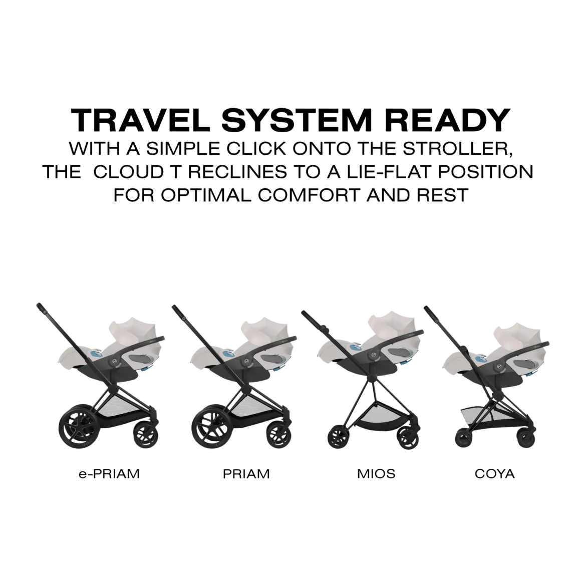 Cloud T Comfort Extend Infant Car Seat with SensorSafe