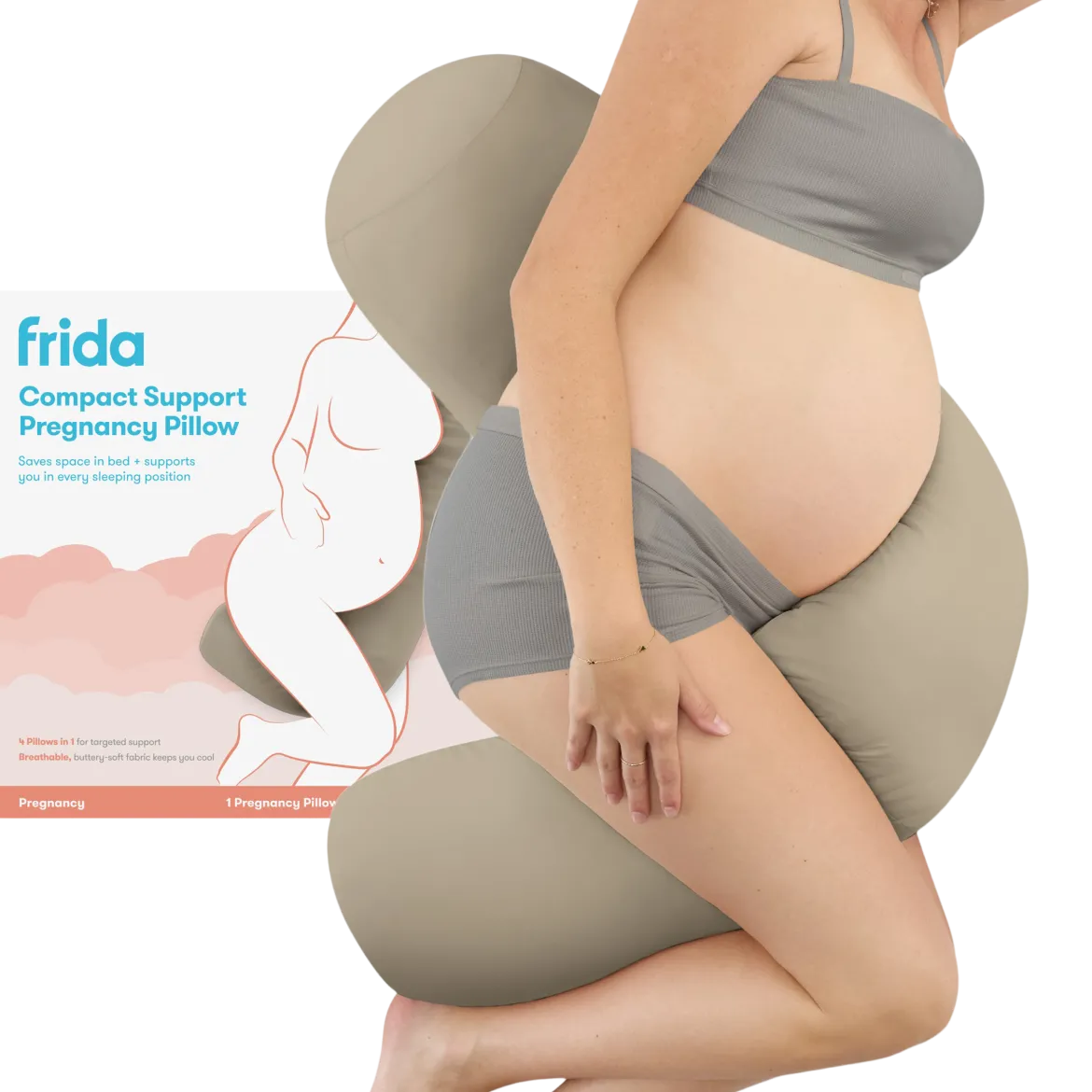 Compact Support Pregnancy Pillow