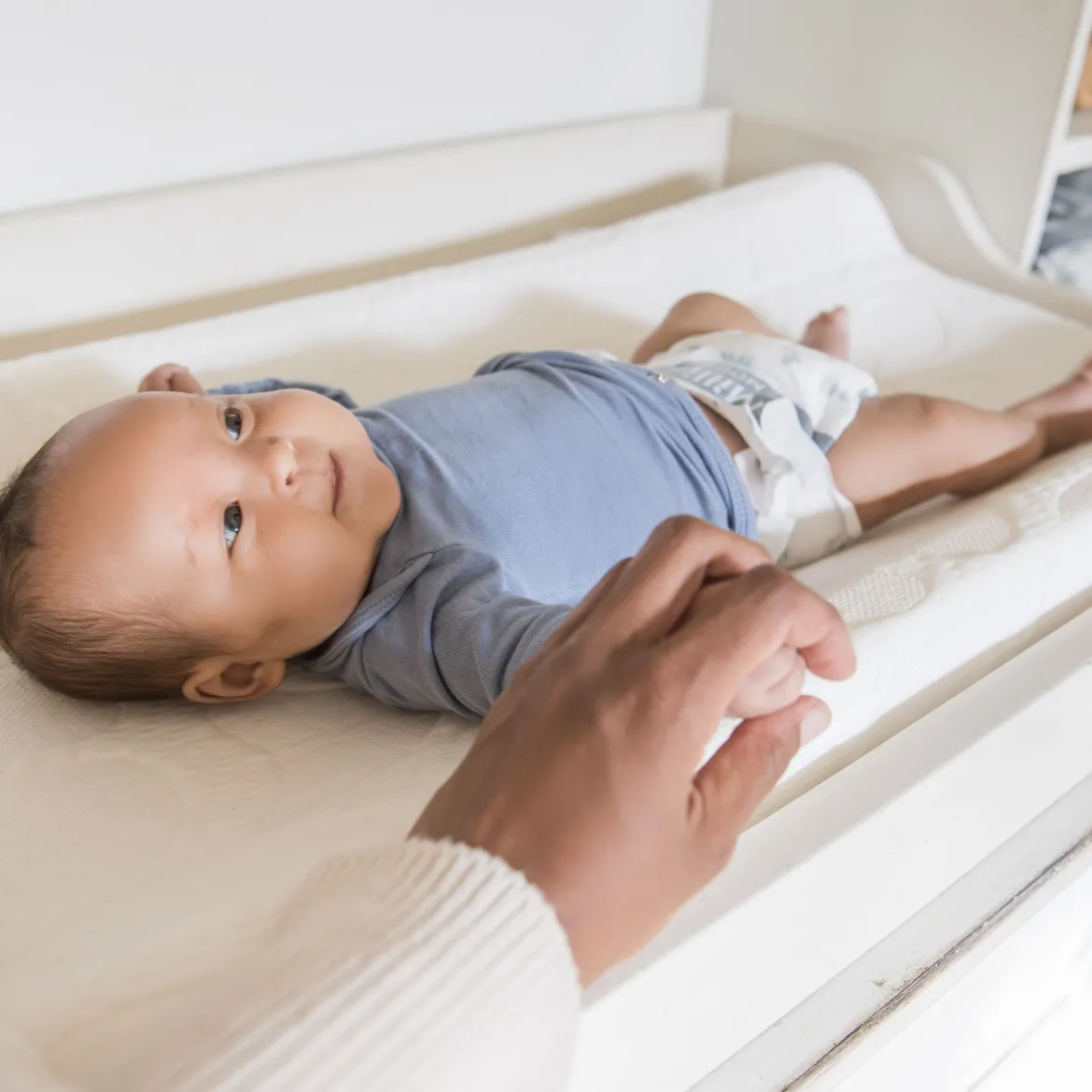 Contoured Changing Pad with Cover