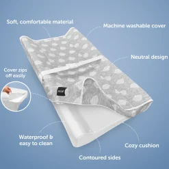 Contoured Changing Pad with Cover