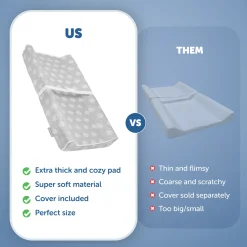 Contoured Changing Pad with Cover