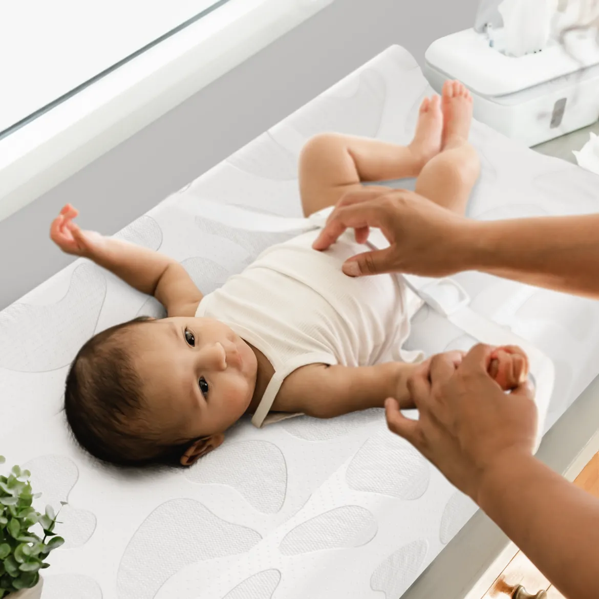 Contoured Changing Pad with Cover