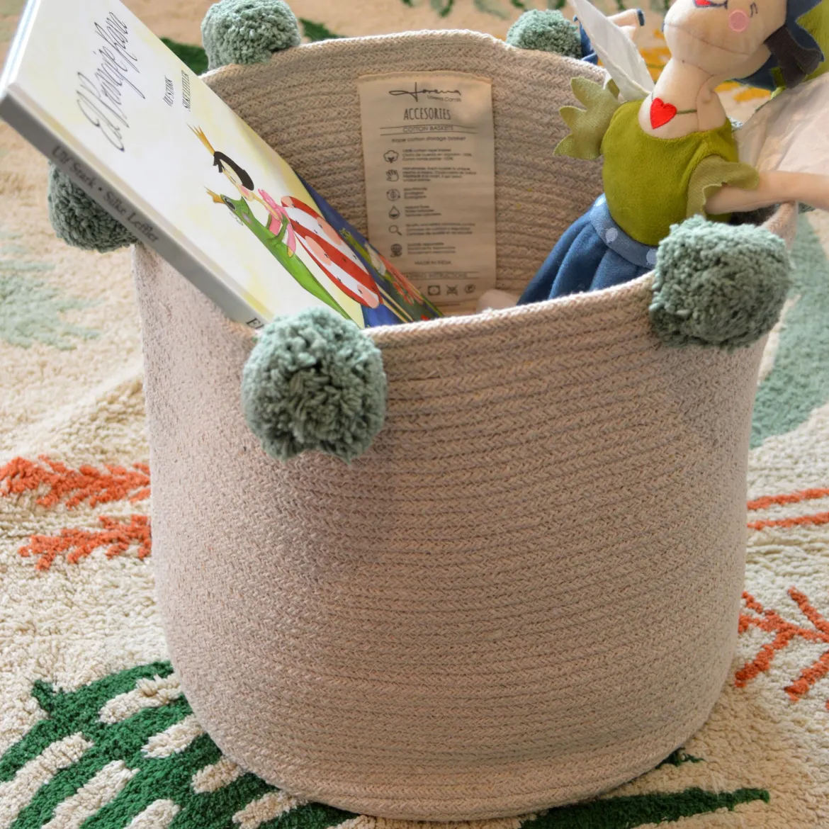 Cotton Bubbly Basket