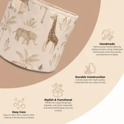 Cotton Canvas Storage Bin