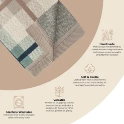 Cotton Knitted Baby Blanket
